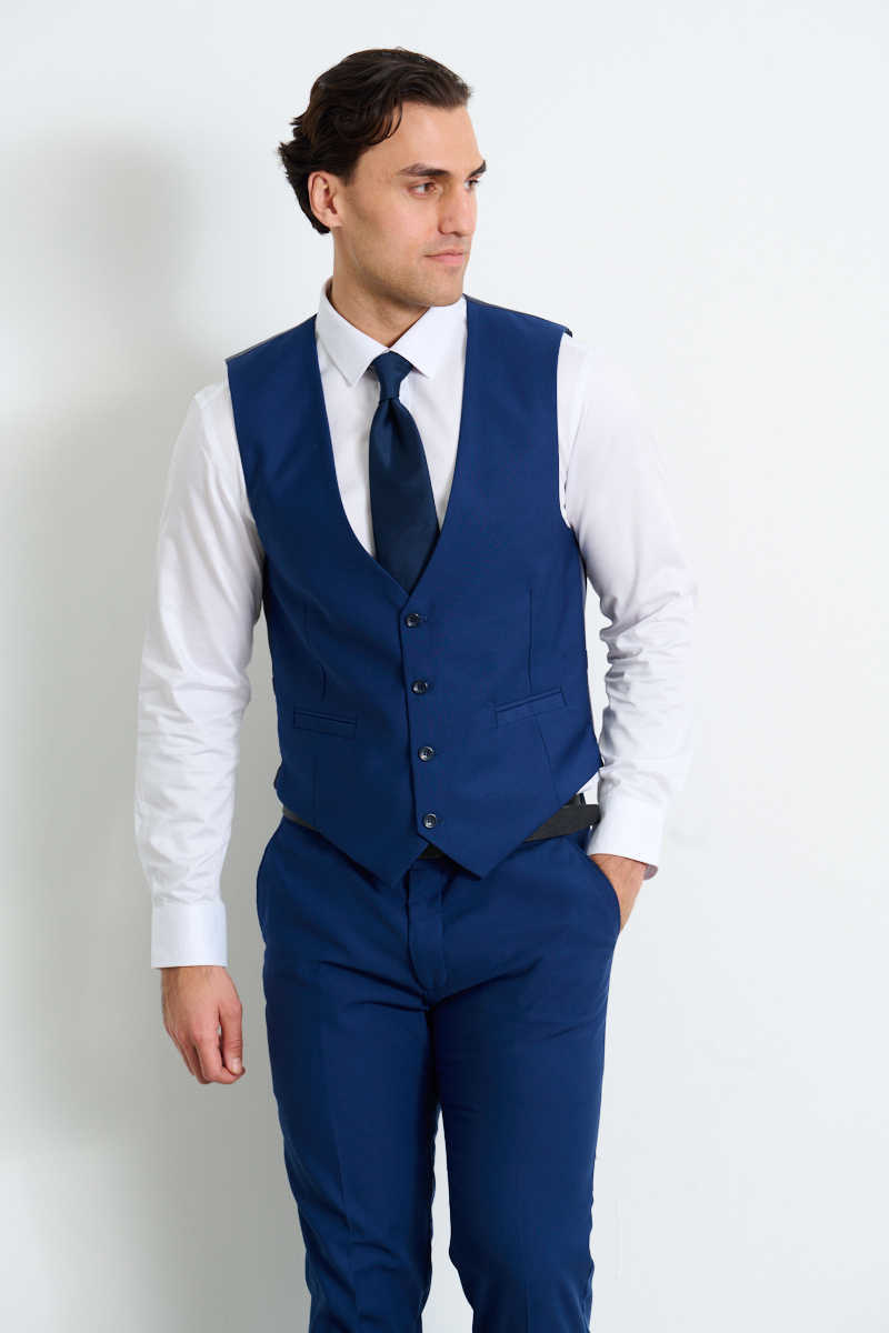 Suitor | French Blue Vest - Suitor