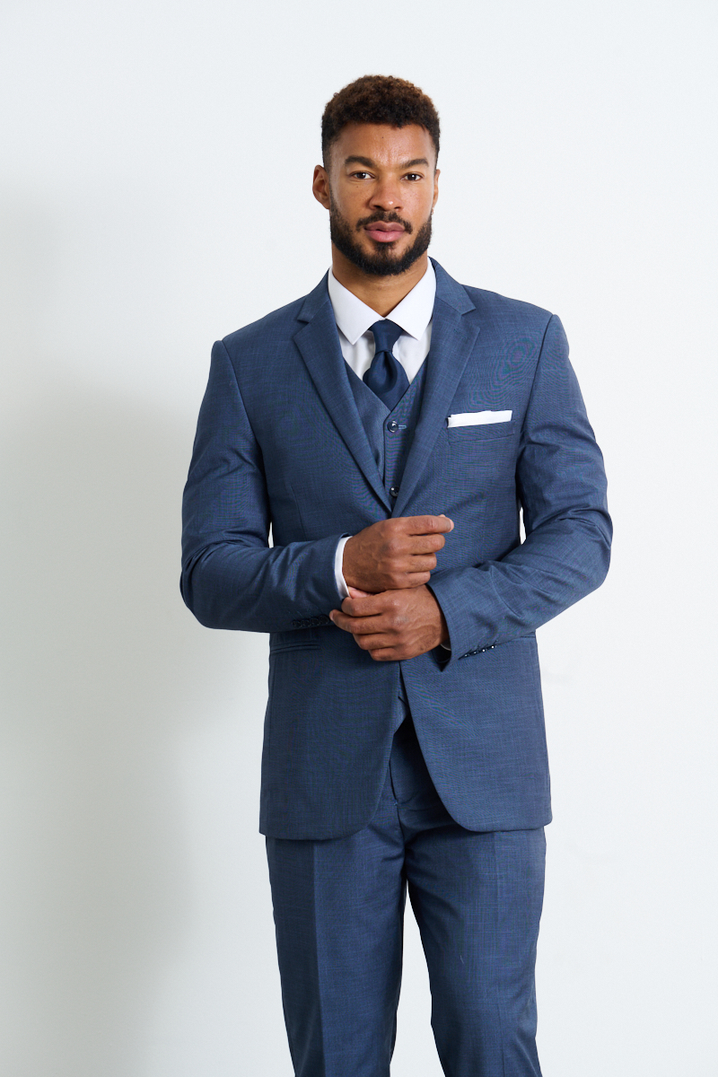 Suitor | Platinum Blue Suit | Buy Mens Suits & Tuxedos | Suitor