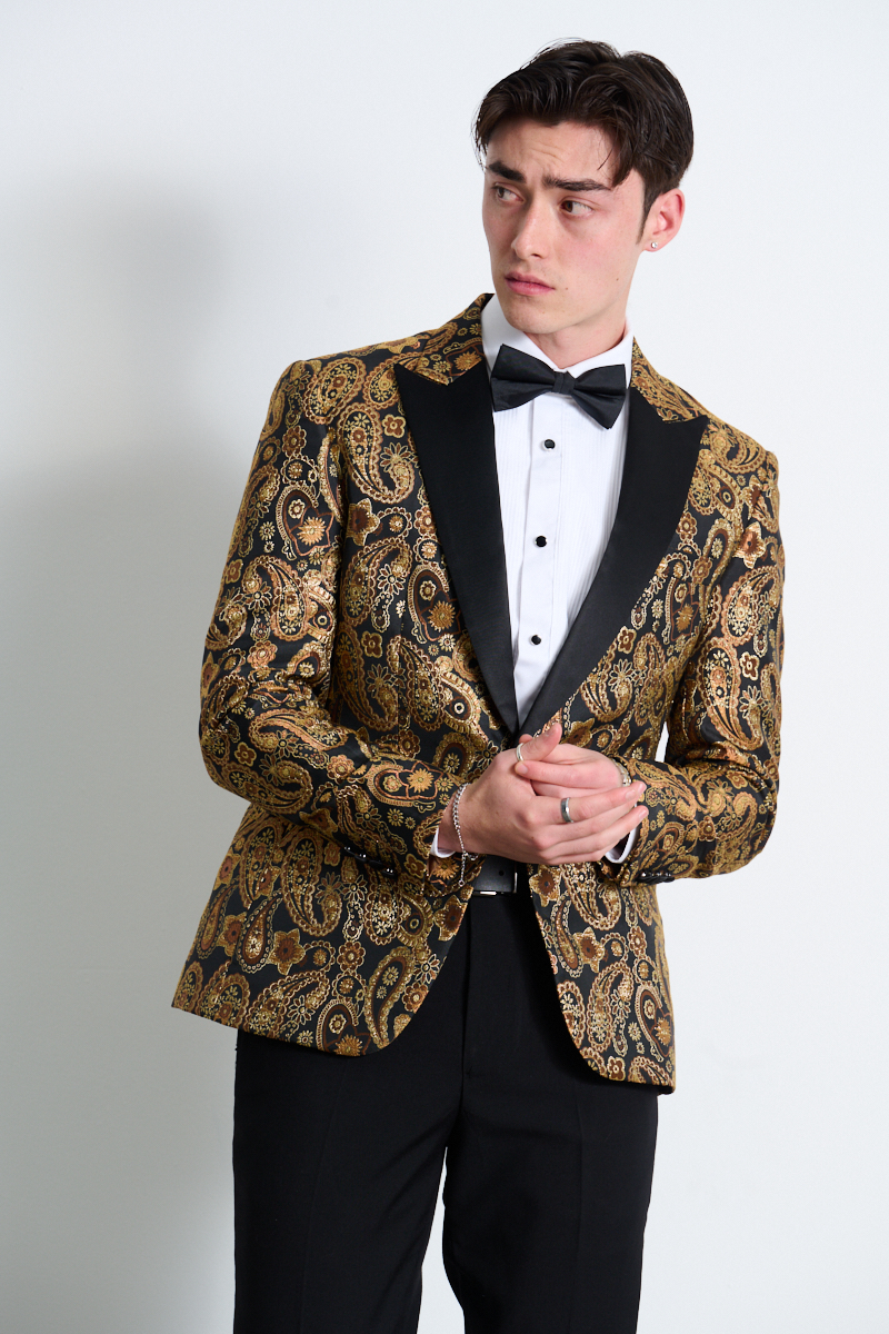 Suitor | Gold Tuxedo Hire | Suit & Tuxedo Rentals | Suitor