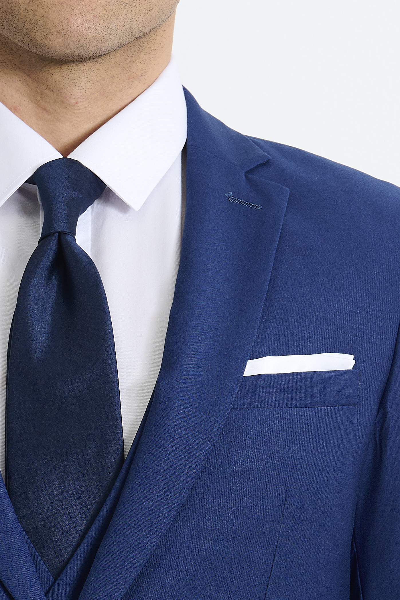 French Blue Suit Jacket