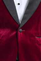 Red Velvet Tuxedo Jacket